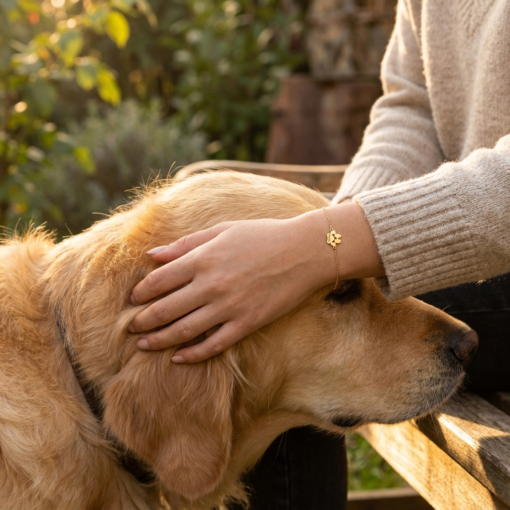 Personalised Paw Name Bracelet