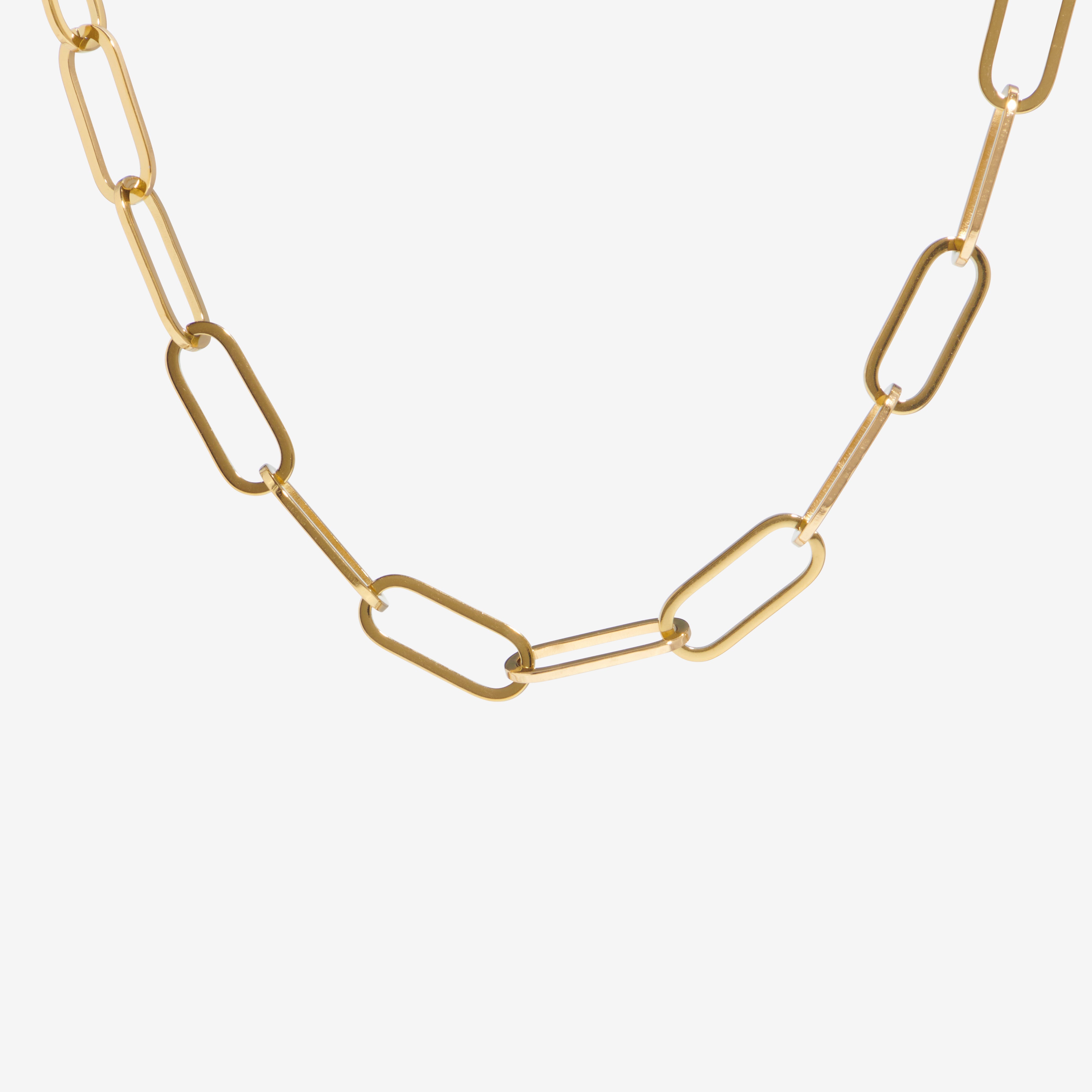 Paperclip Link Necklace